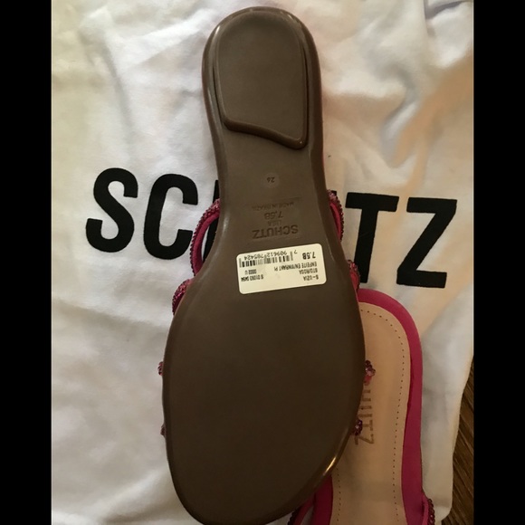 Schultz Sparkling Fuchsia Slip On Sandals NWT - Picture 11 of 12
